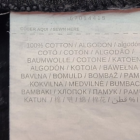 MNG Mango Jean Skirt Black Distressed Mini Raw Hem Button Fly Womens Large NWT - Picture 10 of 12